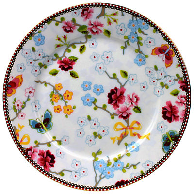 PiP Studio Chinese Rose Plate, Dia.21cm PiP Studio Chinese Rose Plate, Dia.21cm